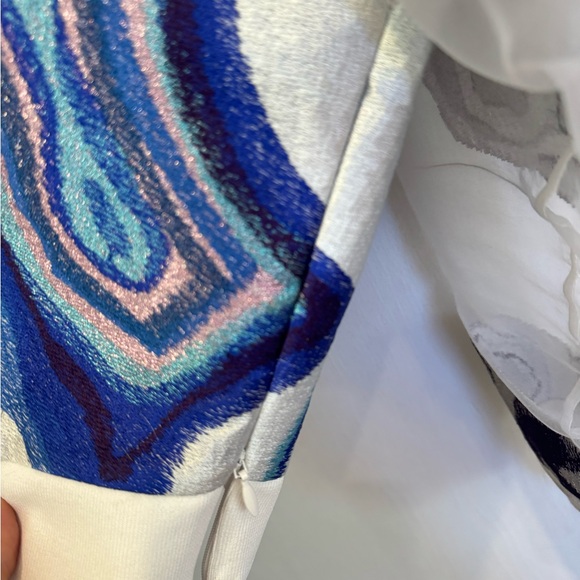 3.1 Phillip Lim Sheer Sweater with Blue and Purple Accents - Picture 5 of 5